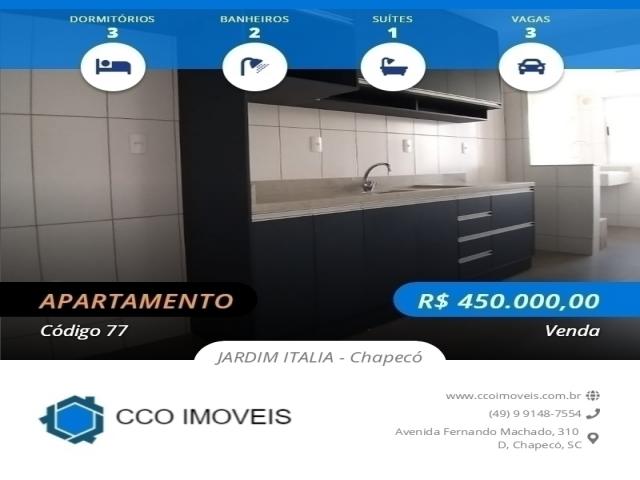 #77 - Apartamento para Venda em Chapecó - SC